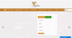 Desktop Screenshot of myanmartravelagent.asia