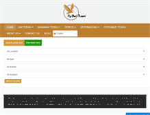 Tablet Screenshot of myanmartravelagent.asia